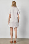 Raw Hem Terry Dress Womens Dress Rosewater A2