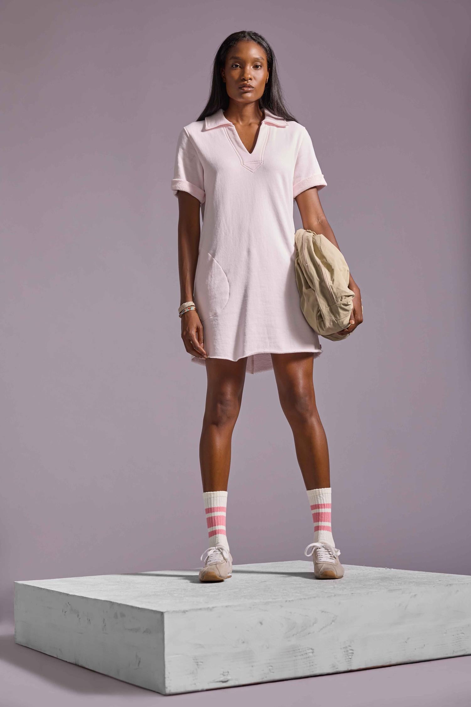pink terry dress Cato Fashions