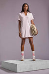 Raw Hem Terry Dress Womens Dress Rosewater C1