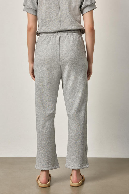 Side Panel Terry Pant Womens Pant Heather Grey A2