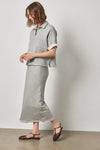 Terry Skirt Womens Skirt Heather Grey A4