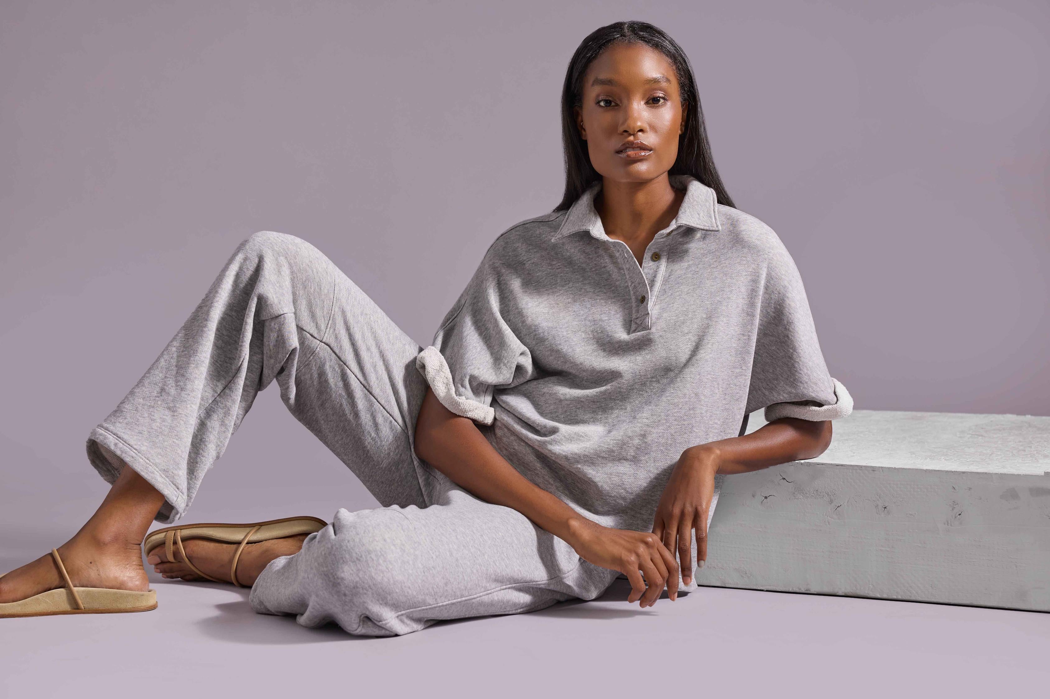 Oversized Terry Polo – Lilla P