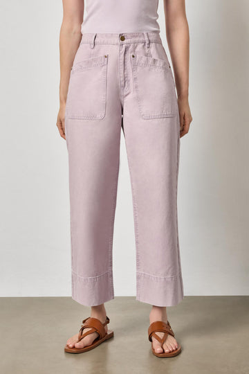 Twill Straight Leg Pant Womens Pant Thistle A1