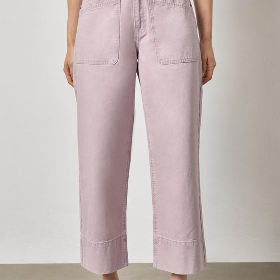Twill Straight Leg Pant Womens Pant Thistle A1