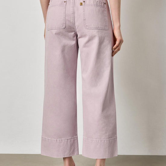 Twill Straight Leg Pant Womens Pant Thistle A2