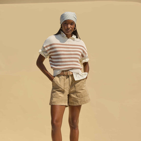 Twill Short in color Buckwheat Image C1