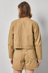 Twill Utility Jacket Womens Jacket Buckwheat A2
