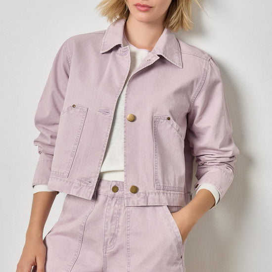 Twill Utility Jacket Womens Jacket Thistle A1