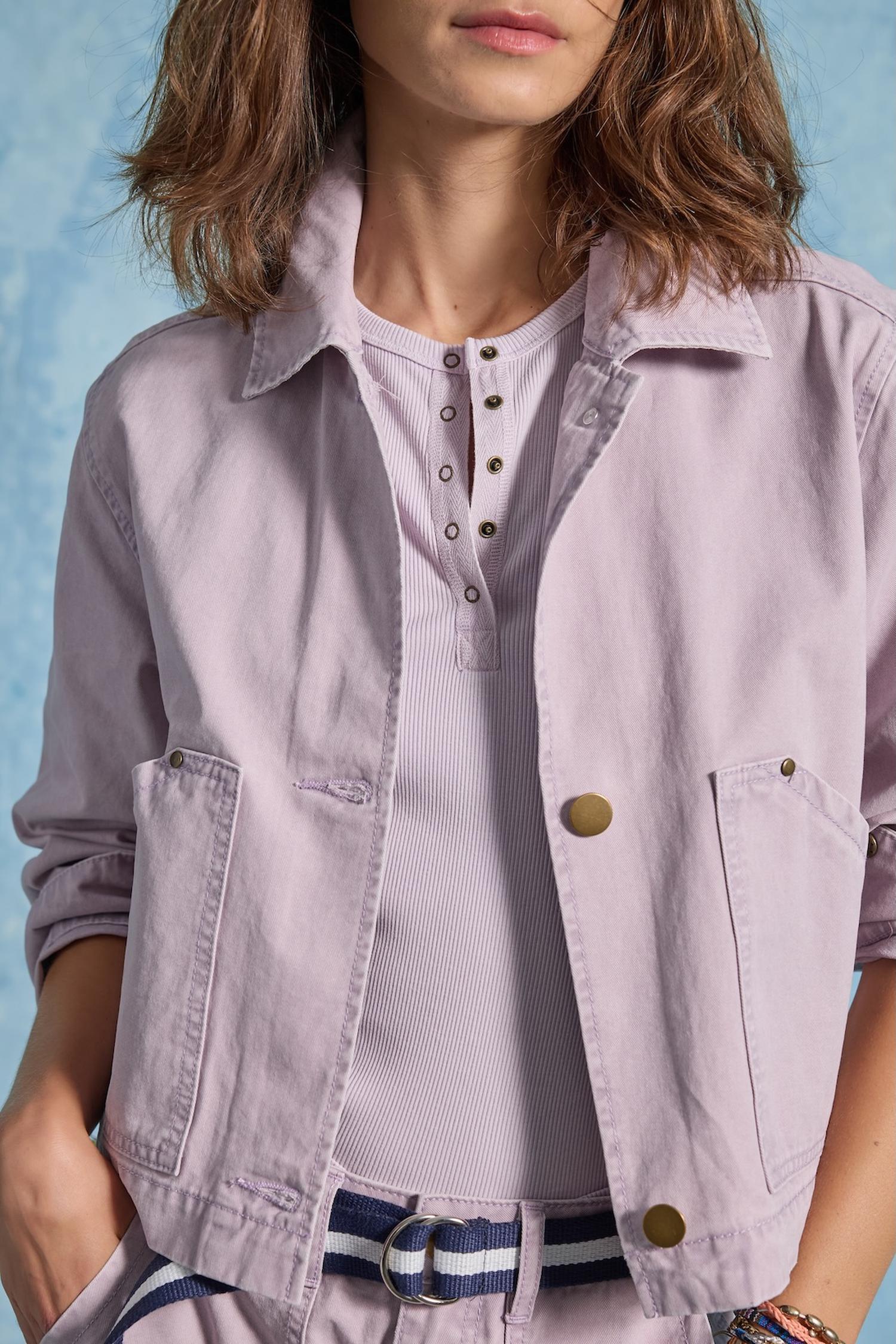 Twill Utility Jacket Womens Jacket Thistle C2