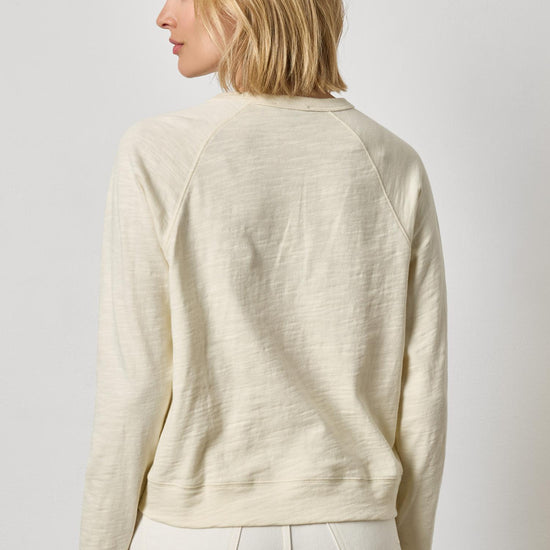 Vintage Sweatshirt Tee Womens Top Oyster A2