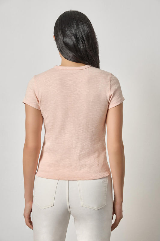 Vintage Little Tee in color Bellini Image A2