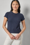 Vintage Little Tee Womens Top Navy A1