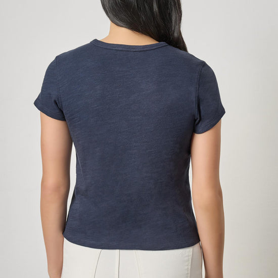 Vintage Little Tee Womens Top Navy A2