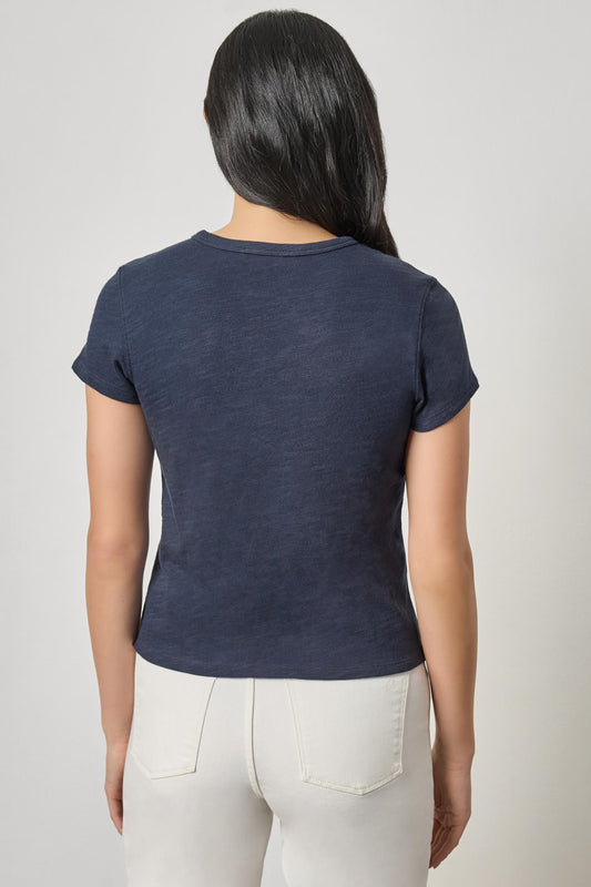 Vintage Little Tee Womens Top Navy A2
