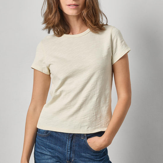 Vintage Little Tee Womens Top Oyster A1