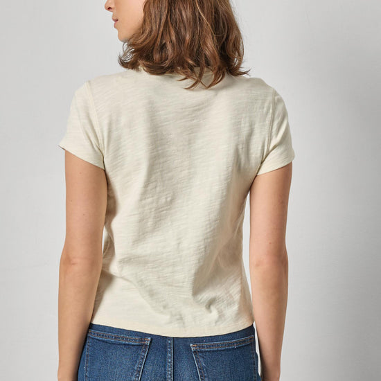 Vintage Little Tee Womens Top Oyster A2