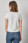 Vintage Little Tee Womens Top White A2
