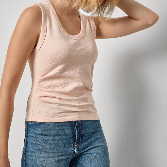 Vintage Side Pleat Tank Womens Top Bellini A1