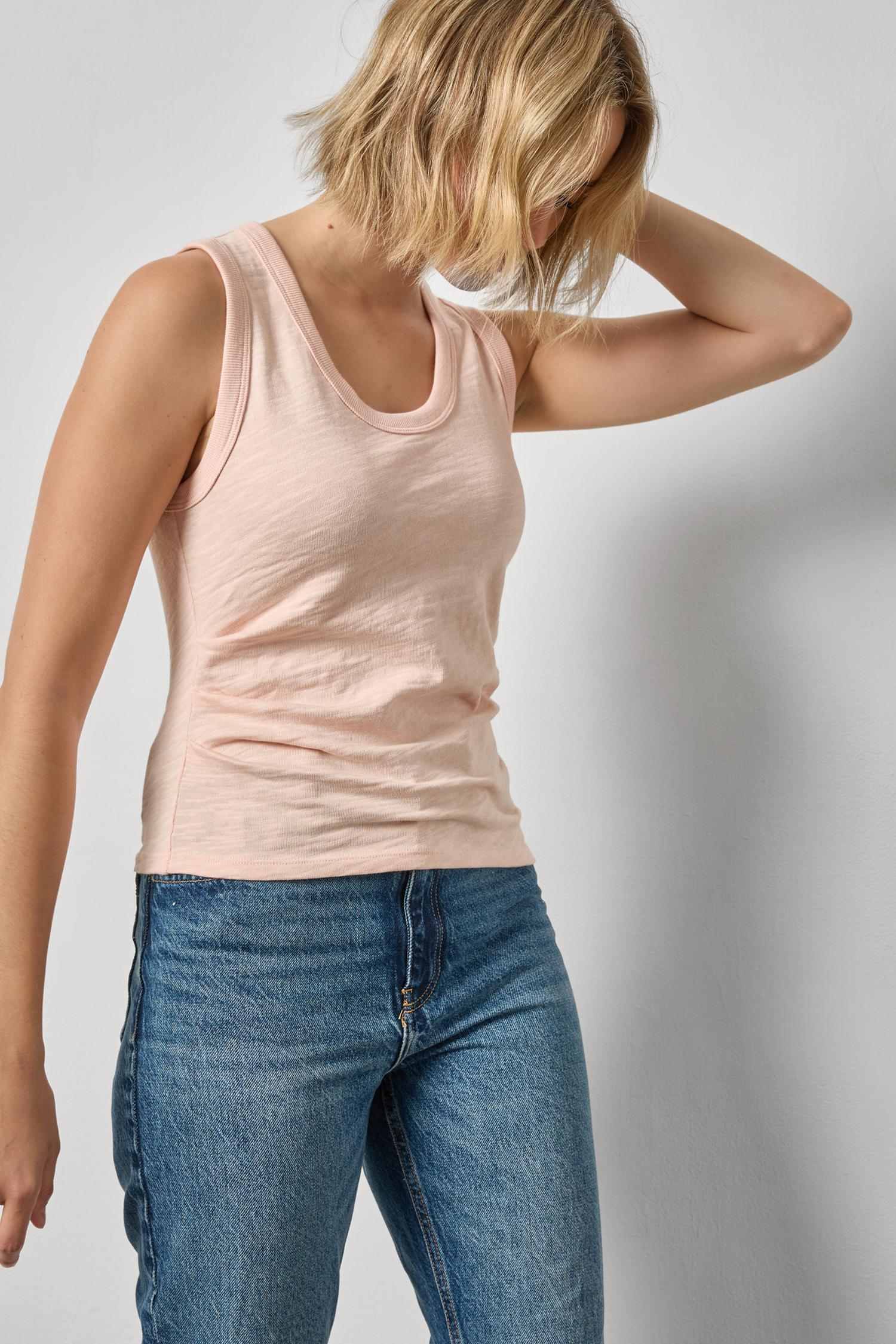 Vintage Side Pleat Tank Womens Top Bellini A1