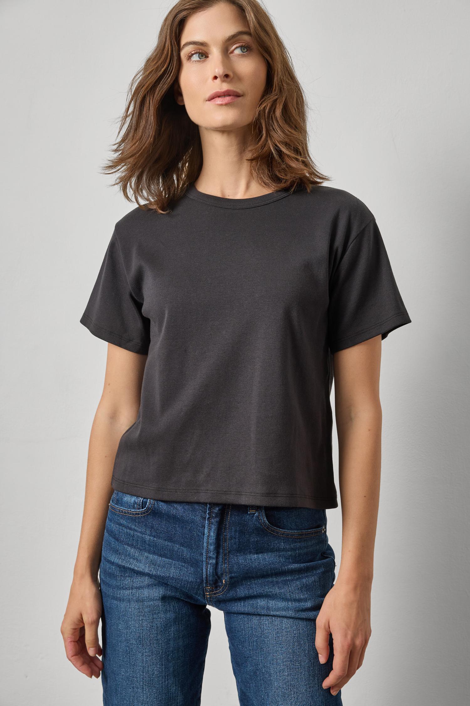 Easy Tee Womens Top Black A1