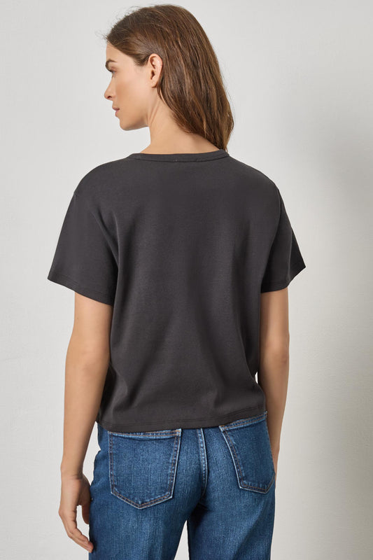 Easy Tee Womens Top Black A2