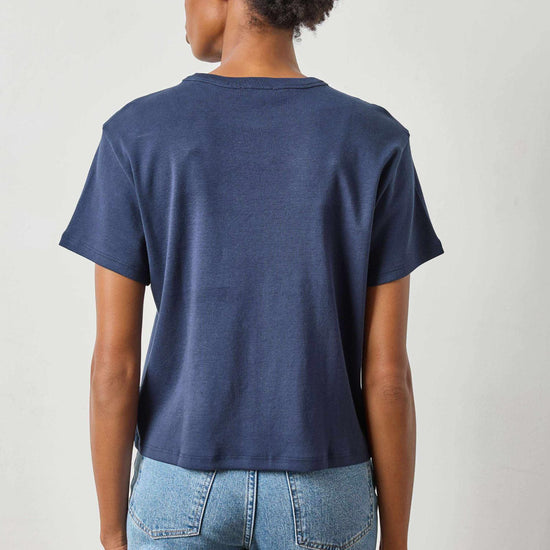 Easy Tee in color Dark Navy Image A2