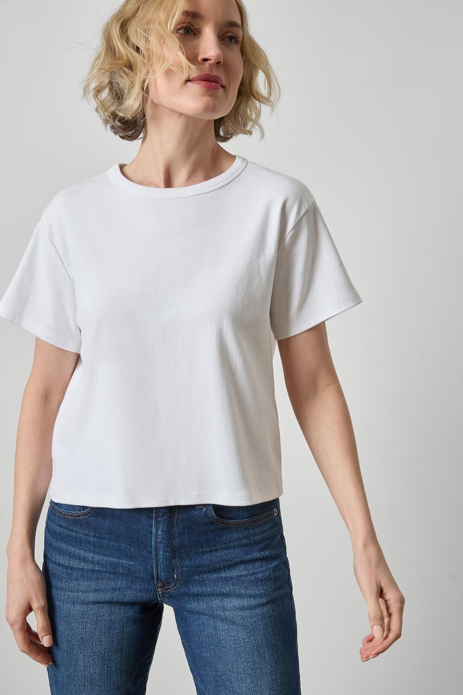 Easy Tee Womens Top White A1