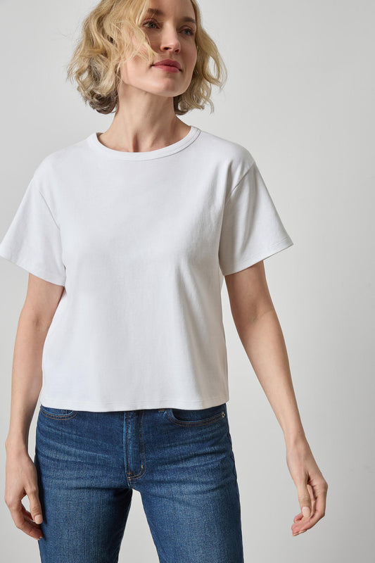 Easy Tee Womens Top White A1