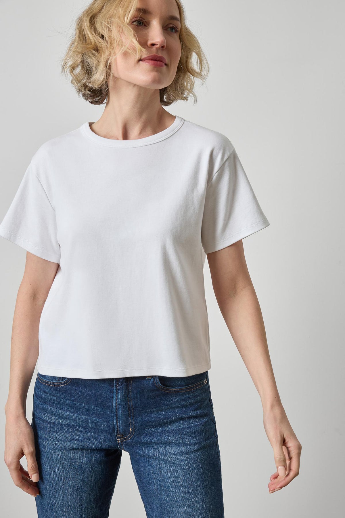 Easy Tee in color White Image A1