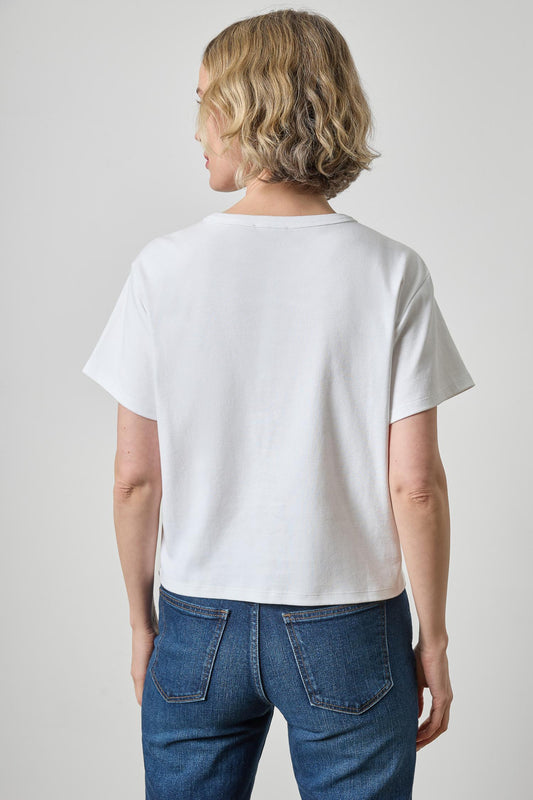 Easy Tee Womens Top White A2