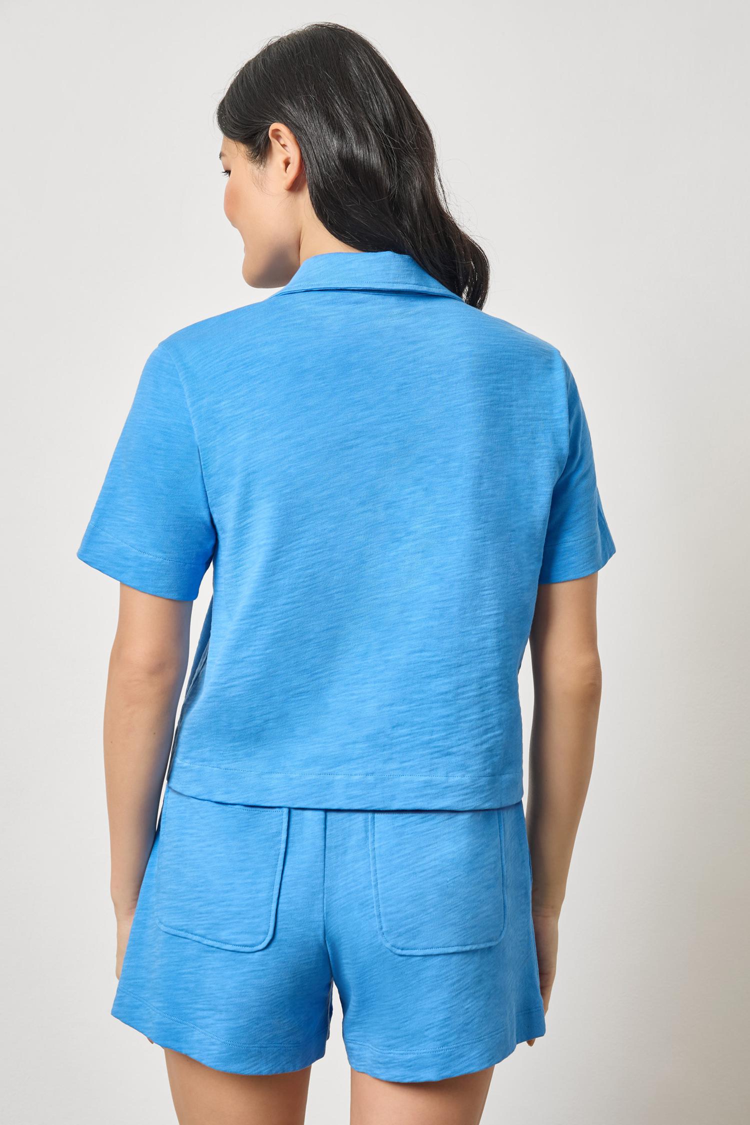 Short Sleeve Button Down Tee Womens Top Regatta A2