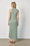 V-Neck Seamed Maxi Dress Womens Dress Sage A2