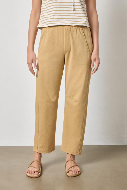 Side Panel Straight Leg Pant Womens Pant Burlap A1