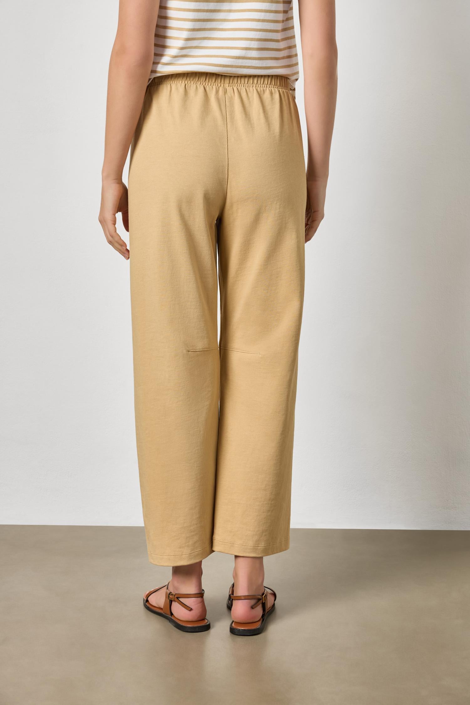 Side Panel Straight Leg Pant Womens Pant Burlap A2