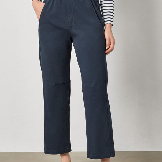 Side Panel Straight Leg Pant Womens Pant Navy A1