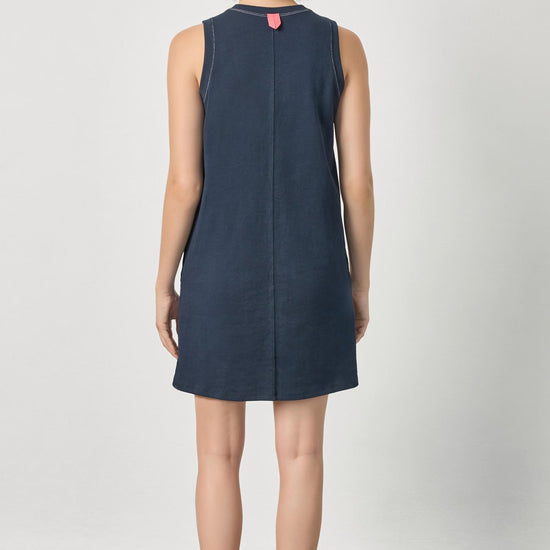 Center Seam Tank Dress Womens Dress Navy A2