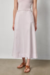 Stripe Maxi Skirt Womens Skirt Lavender Stripe A1