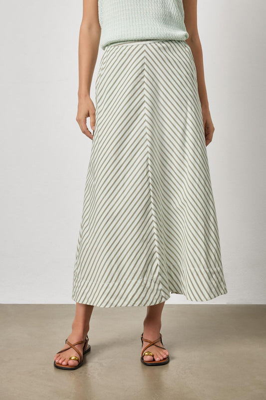 Stripe Maxi Skirt Womens Skirt Pool Stripe A1