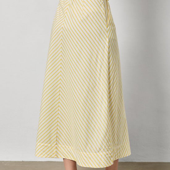 Stripe Maxi Skirt Womens Skirt Sunflower Stripe A2