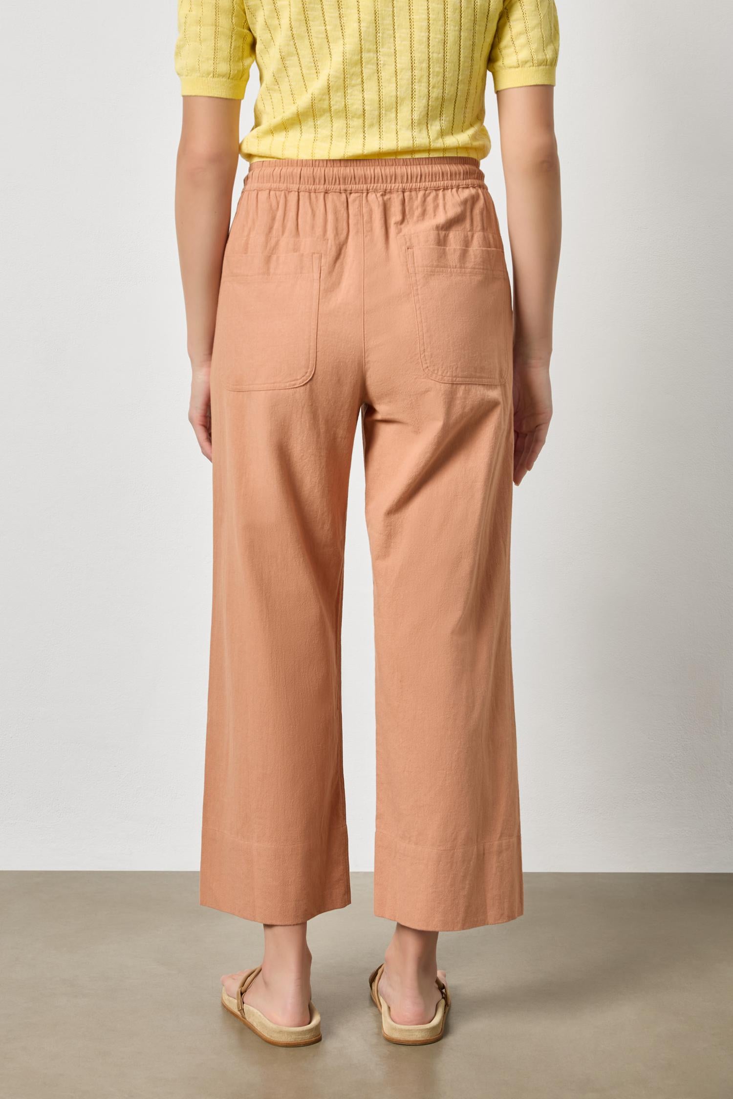 Wide Leg Summer Pant Womens Pant Carob A2