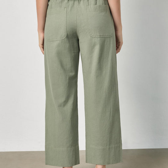 Wide Leg Summer Pant Womens Pant Sage A2
