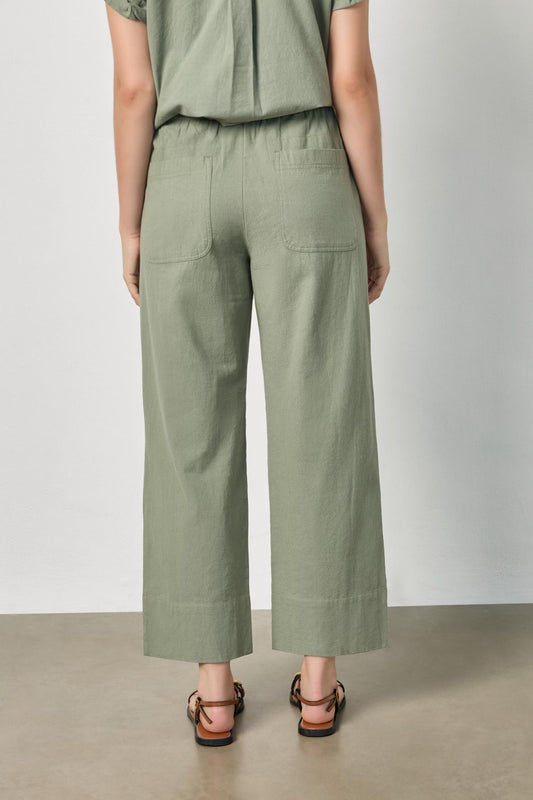 Wide Leg Summer Pant Womens Pant Sage A2