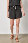 Pintuck Pocket Shorts Womens Short Black A1