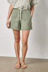 Pintuck Pocket Shorts Womens Short Sage A1