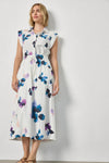 Gusset Sleeve Maxi Dress Womens Dress Orchid Print A4