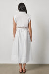 Gusset Sleeve Maxi Dress Womens Dress White A2