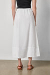 A-Line Maxi Skirt Womens Skirt White A2