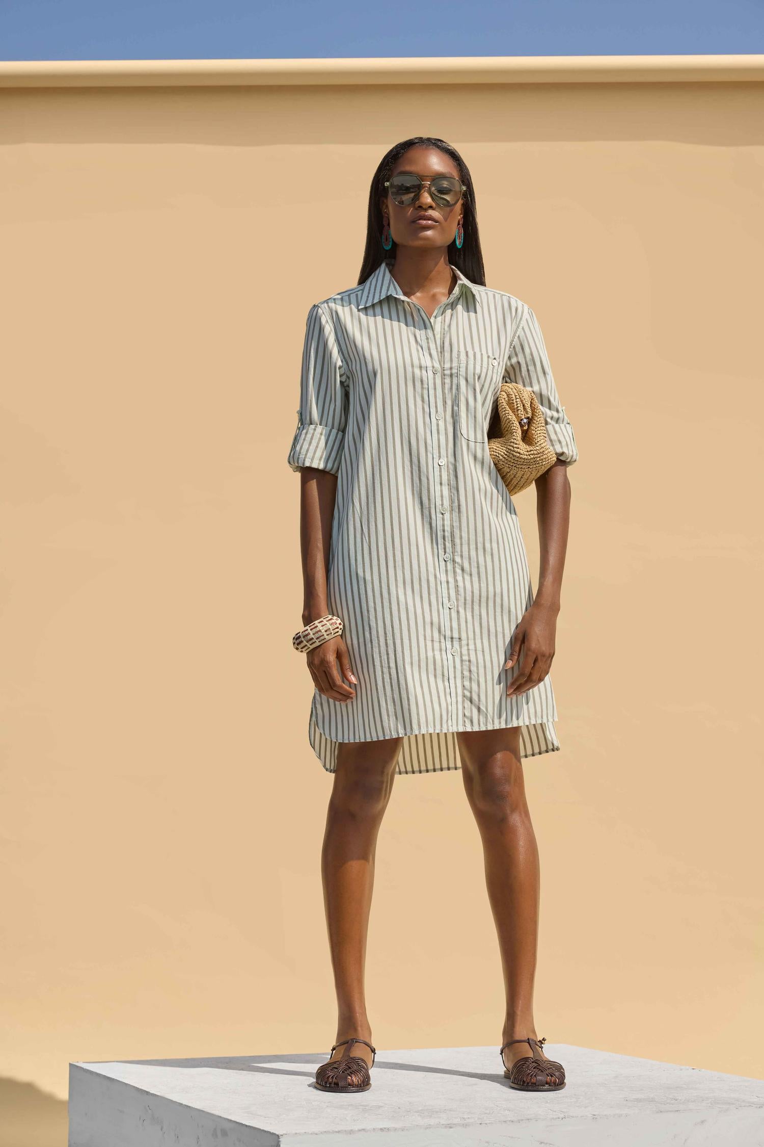 Striped Shirt Dress – Lilla P