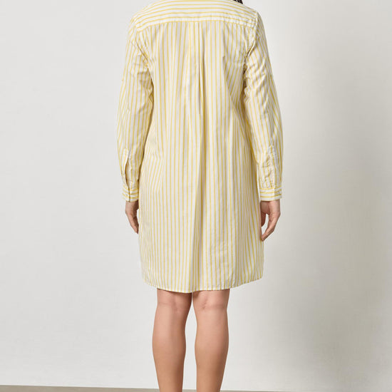 Striped Shirt Dress in color Sunflower Stripe Image A2