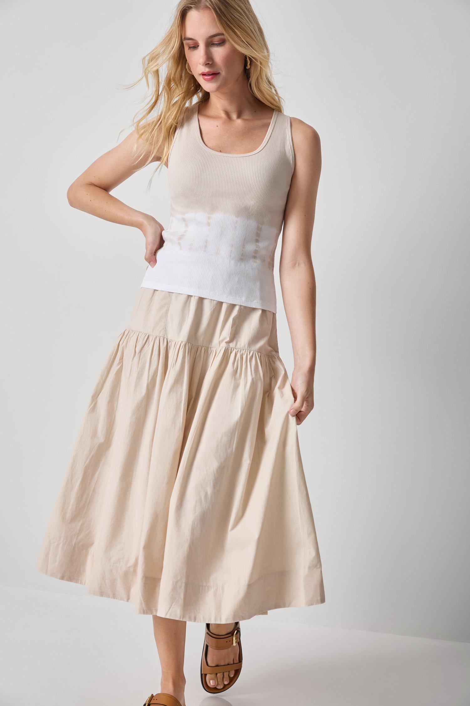 Bamboo Dye Tank Womens Top Bamboo Dye A3